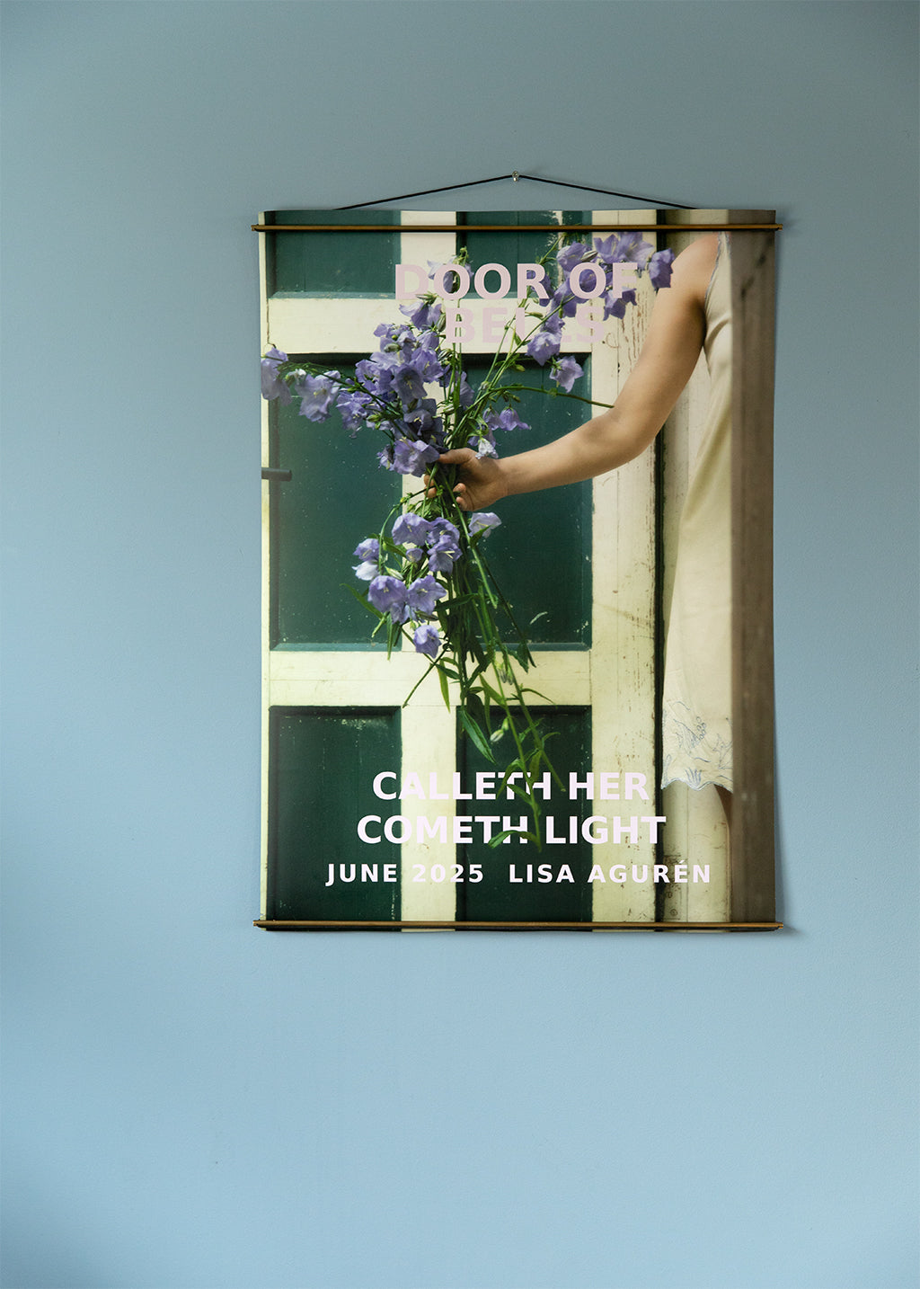 Door of Bells Poster with text