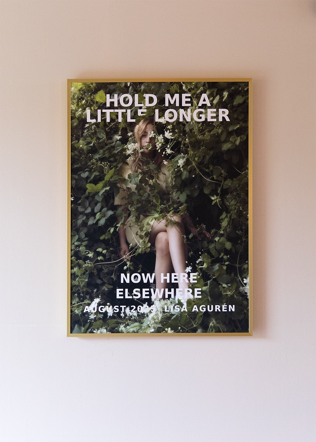 Now here Elsewhere Poster with text