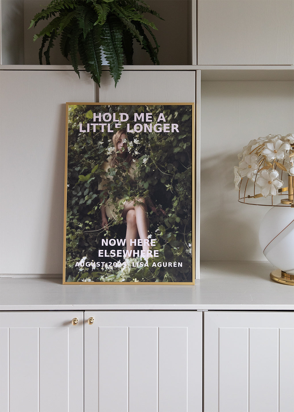 Now here Elsewhere Poster with text