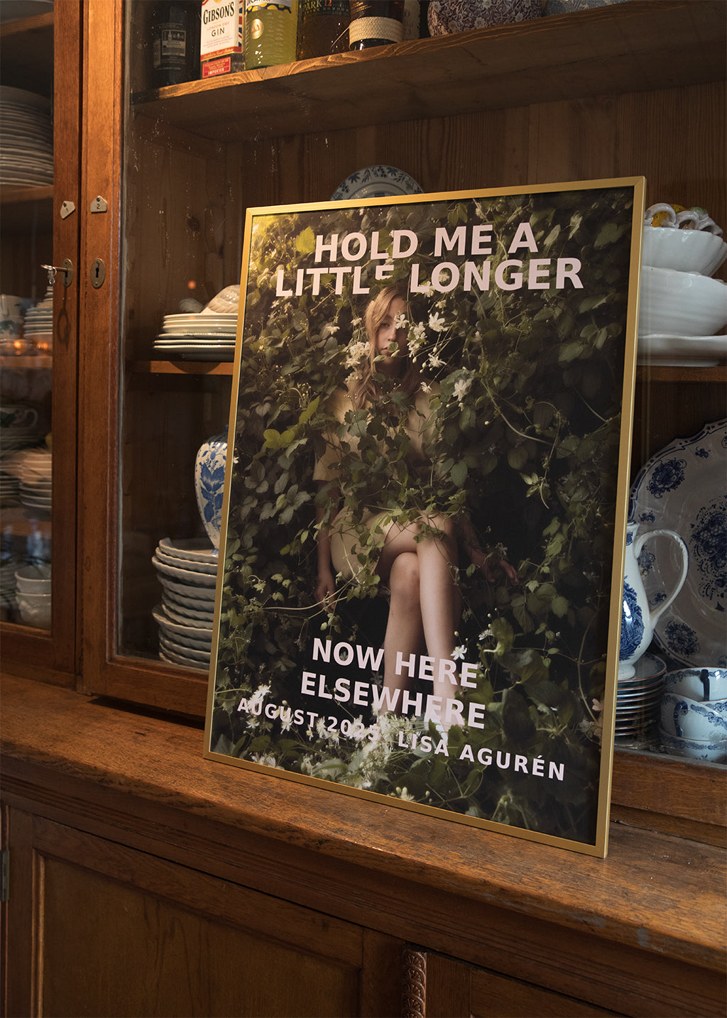 Now here Elsewhere Poster with text