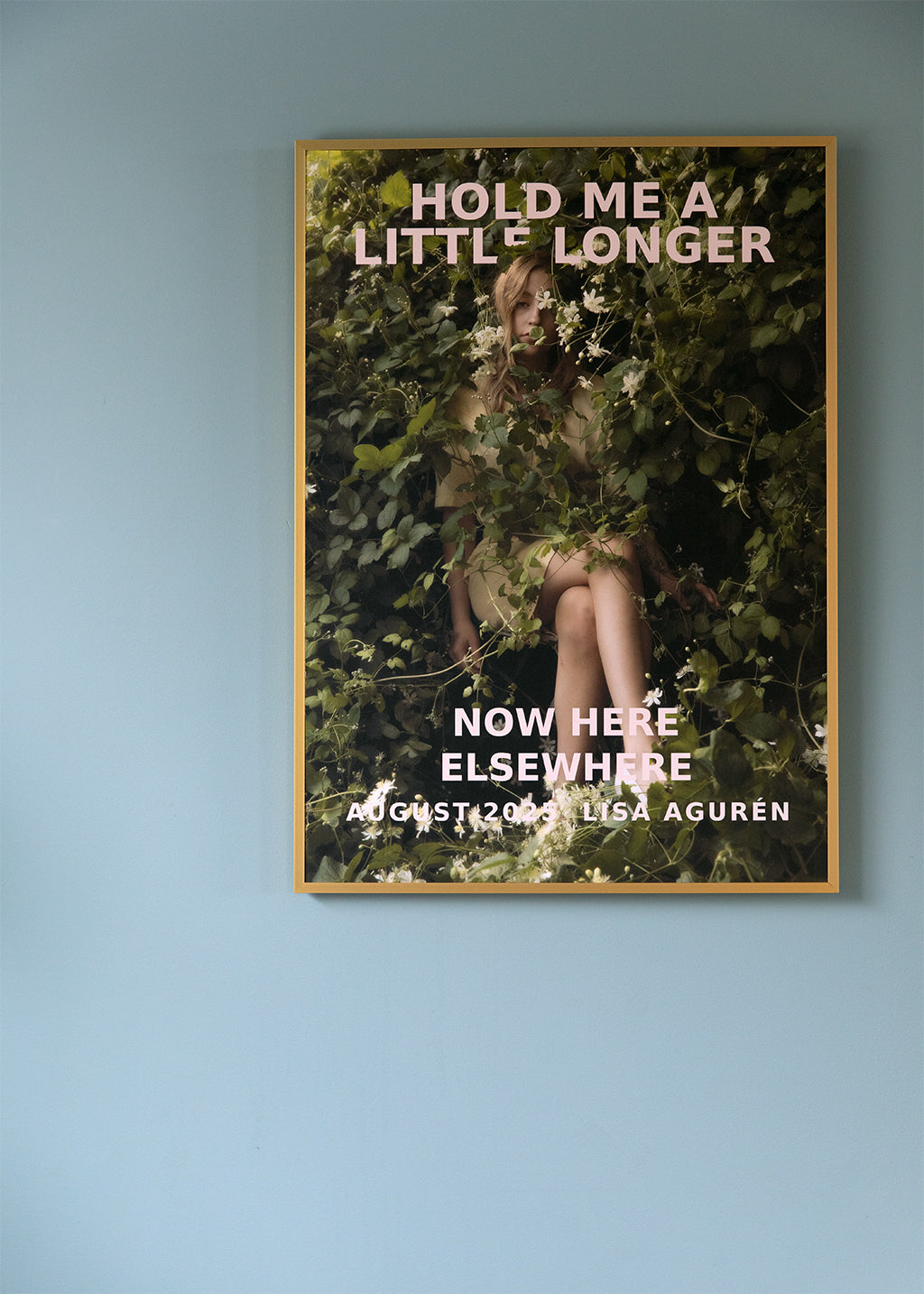 Now here Elsewhere Poster with text