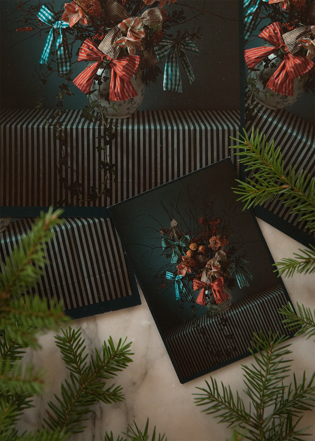 Merry Christmas 4-pack A7 cards