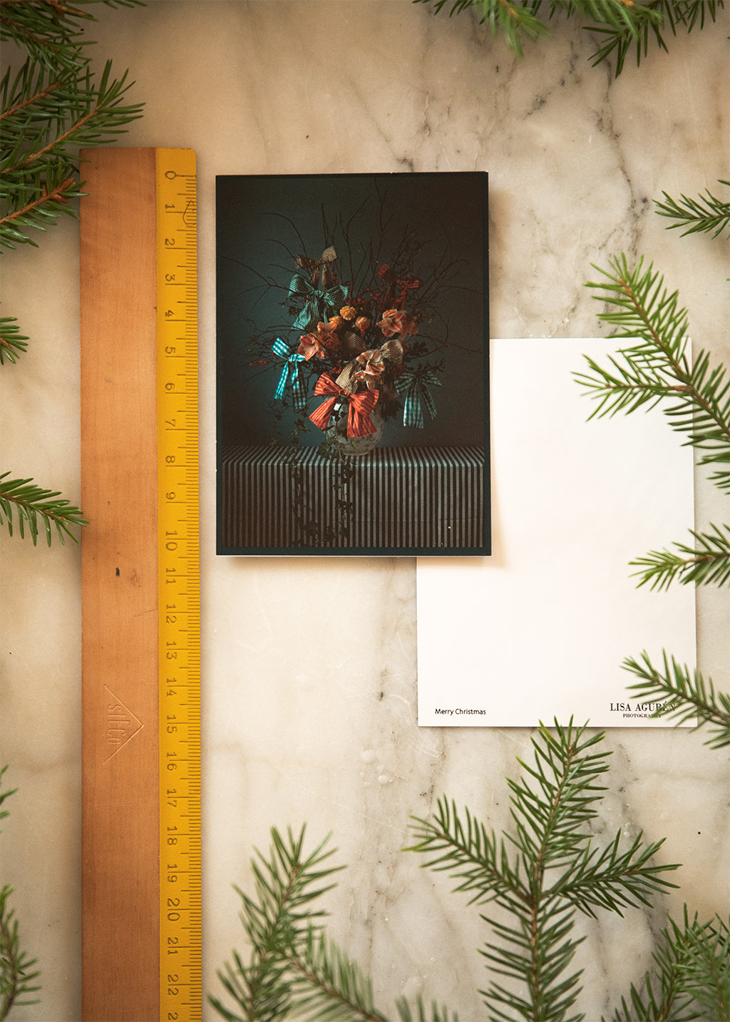 Merry Christmas 4-pack A7 cards