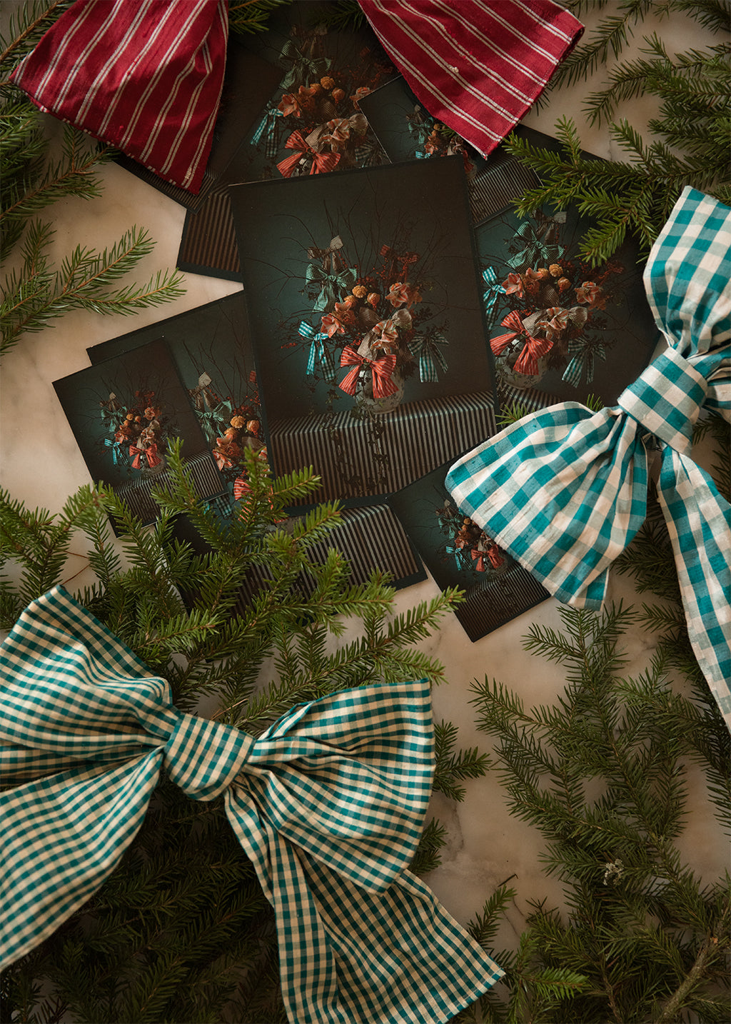 Merry Christmas 4-pack A7 cards